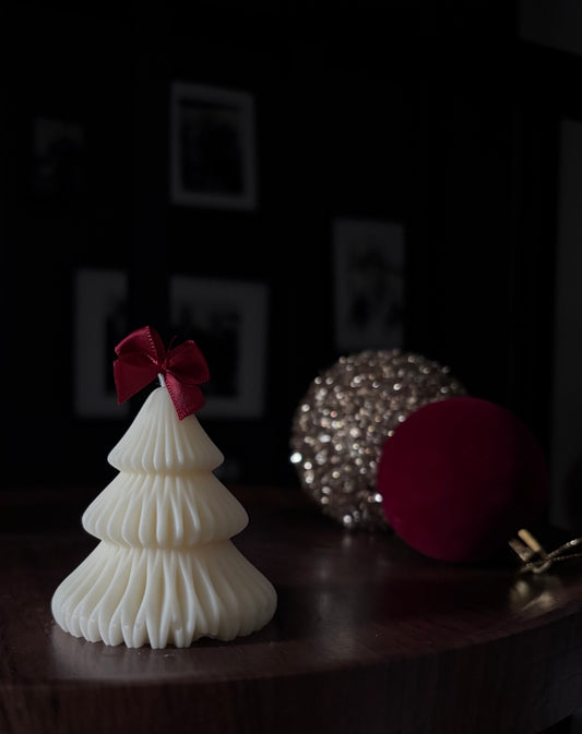 Mini tree shaped candle