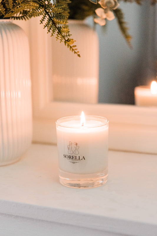 Single wick candle