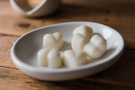 Heart shaped wax melts